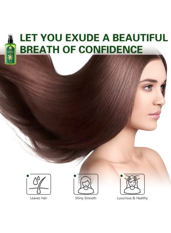 Disaar 120ml Herbal Oil Natural Hair Essential Oil Medical Herbal Extract Formula Anti-hair Loss Hair Repair Serum Oil Herbal Extract Formula Anti-hair Loss Hair Repair Serum Oil - Image 3