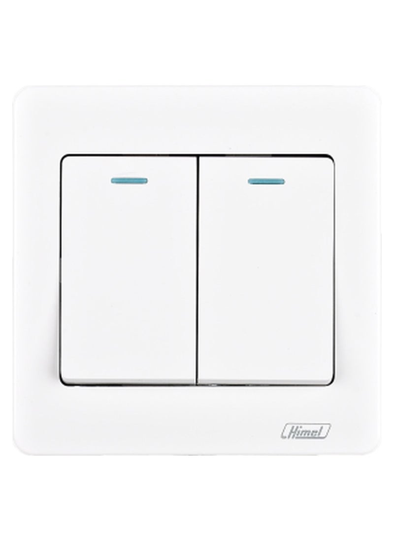 هيمل هيميل برايم تحول (صخرة كبيرة)  V2 16A 2 Gang 1 Way 