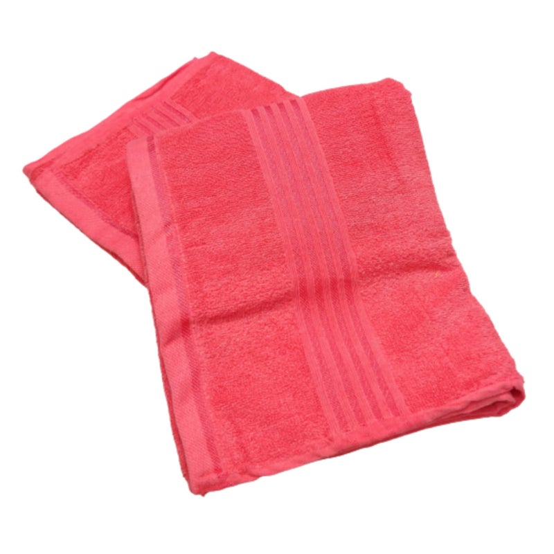 TRUEVELLI 100% Cotton Bath Towel 450 GSM (Size:Length:59 Inch X 150 CM,Width:29 Inch X 74 CM) (Pack of 1 Piece) Colour:Carrot Colour - Image 3