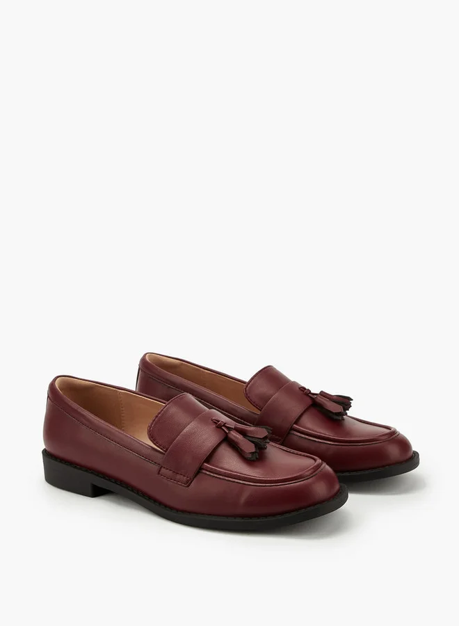 بابريكا Tassel Accent Slip-On Loafers