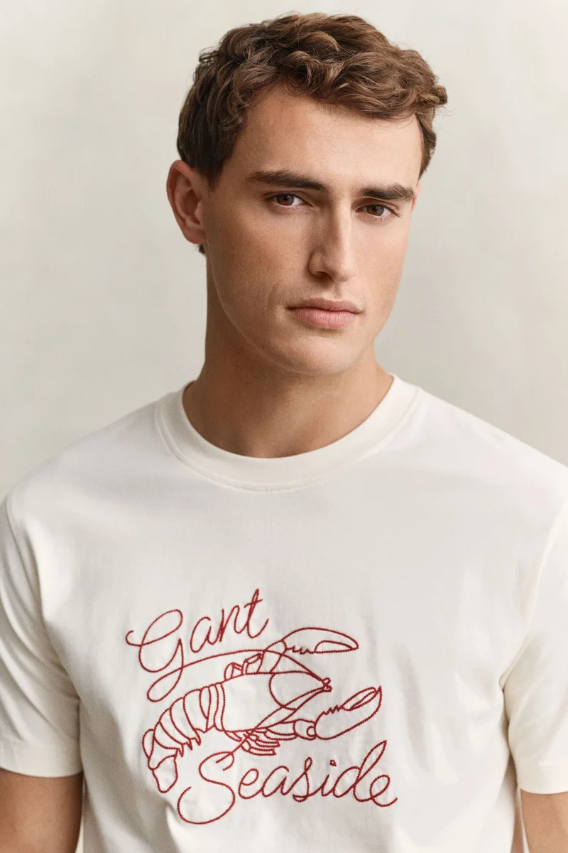 GANT Embroidered Short Sleeve T-Shirt