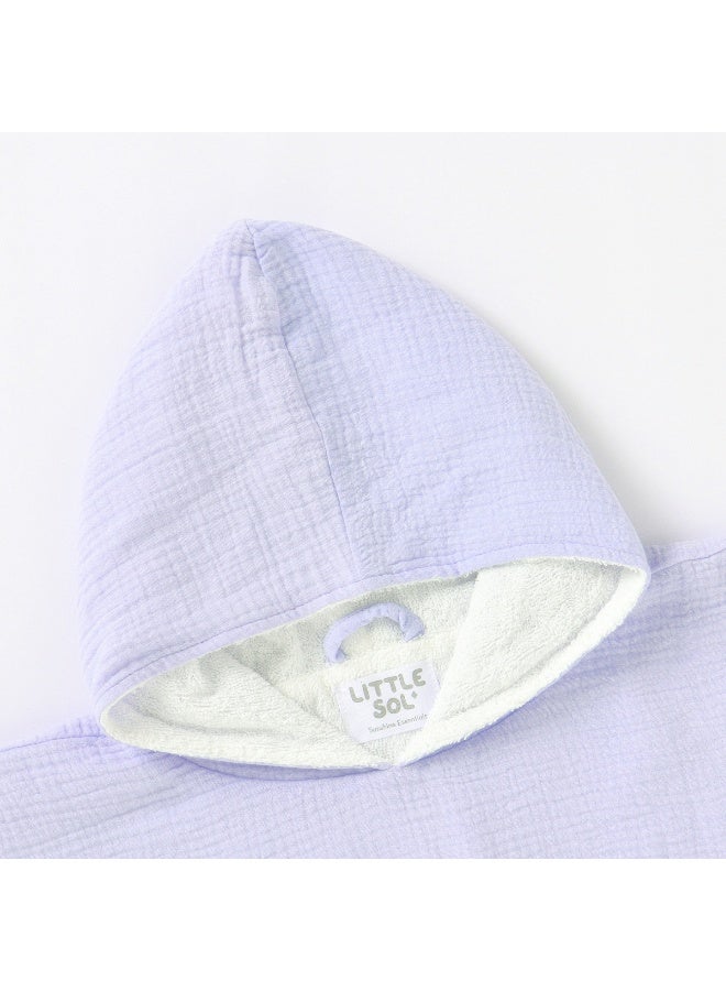 Little Sol منشفة شاطئ قطنية عضوية مع غطاء - للأطفال والرضع (0-2 سنوات) - Image 3