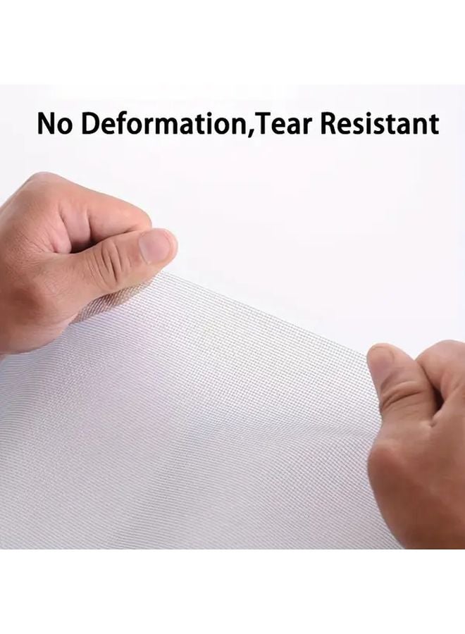 Black Mosquito Net Screen 80cm x 500cm High Density PVC Breathable Pest Control - Image 3