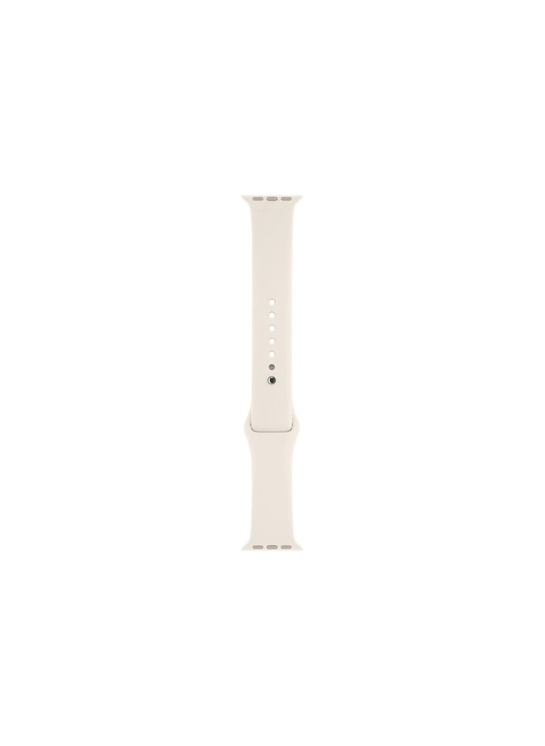 HEXABEX Apple Watch band 46mm/45mm/44mm/49mm Silicone Strap for Apple Watch All Series Starlight  - Image 3