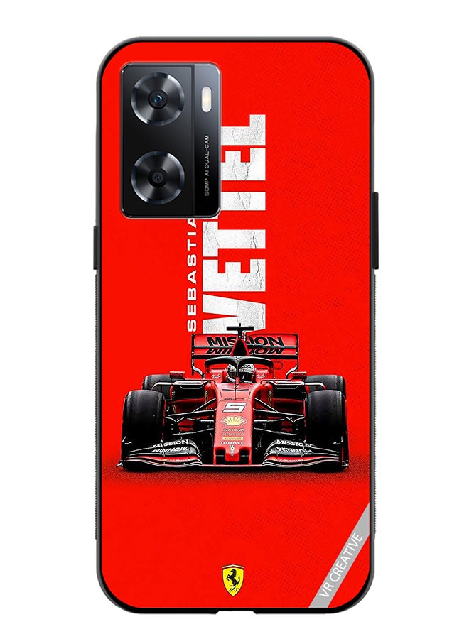 VR CREATIVE Protective Case Cover For Oppo A57/A77s F1 Racing Car Design Multicolour - Image 1