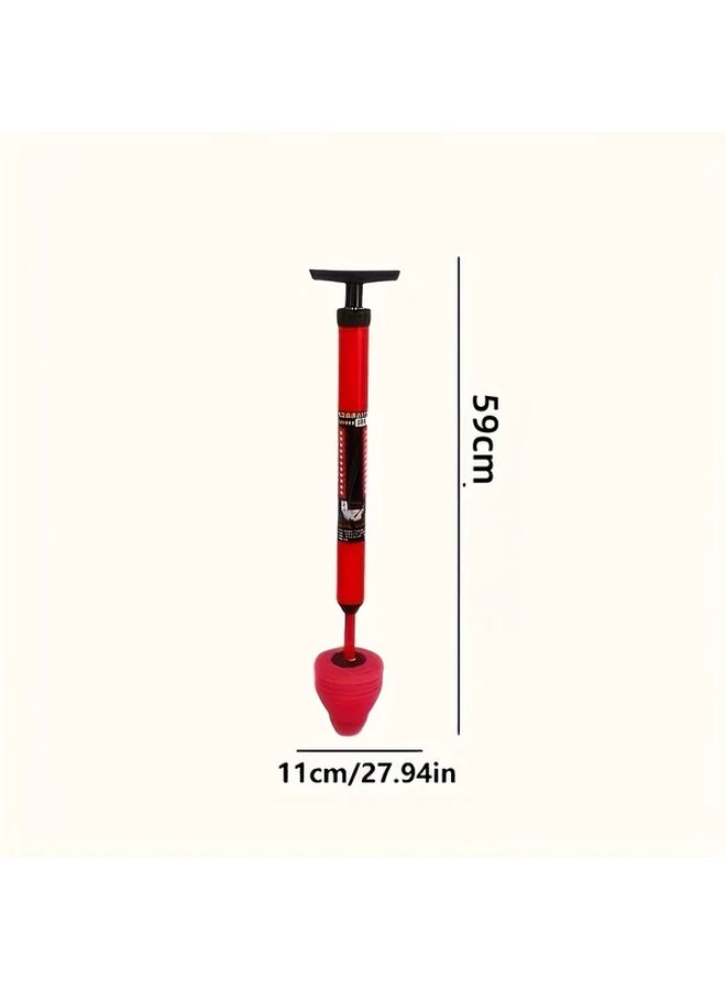 1pc PVC Plunger Unclogs Toilet Sewer and Kitchen Drain Blockage Fast - Image 2