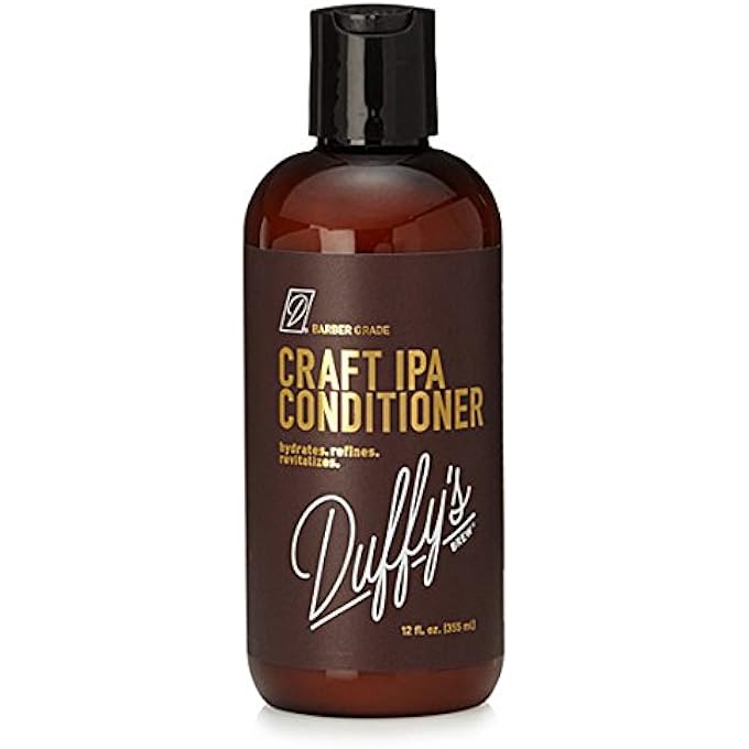 Duffy's Brew PREMIUM IPA CRAFT BEER CONDITIONER - 350ML SULPHATE, PARABEN & PHTHALATE FREE. 100% VEGAN. MOISTURISES, NOURISHES, SEALS, PROTECTS & COLOUR SAFE ... (350ML) - Image 1