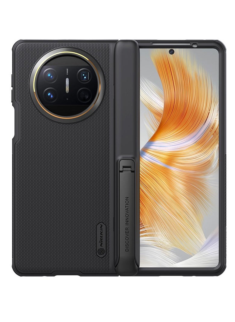 جنرال - متوافقة مع الهاتف Huawei Mate X3، غلاف حماية نحيف من البلاستيك الصلب وسطح ناعم [حماية مفصلية مبتكرة] [دعامة مخفية] غطاء محمي بطبقة مخملية لـ Mate X3 - Image 1