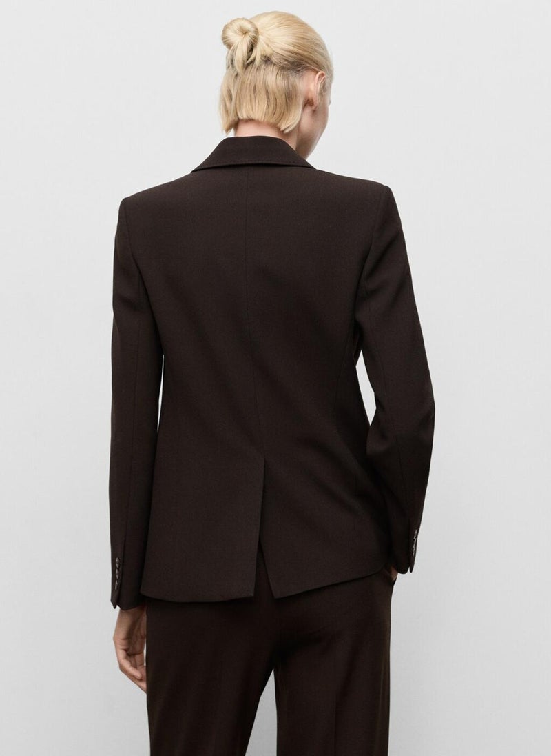 MANGO Straight-fit suit jacket - Image 2