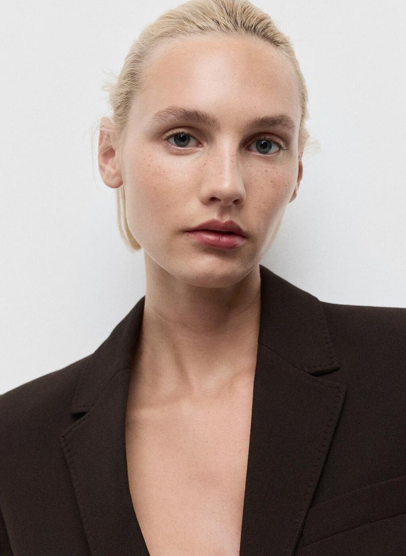 MANGO Straight-fit suit jacket - Image 4