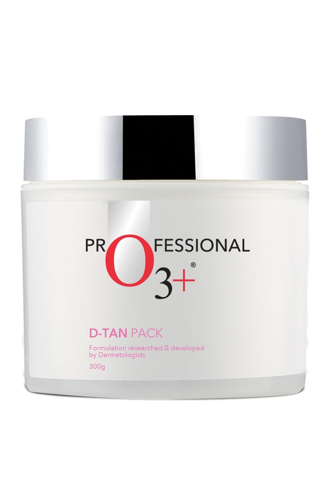 O3+ D-TAN Professional Face Pack for Instant Tan Removal & Glowing Skin with Lactic Acid, Pea Extract & Mint Extract - Ideal for All Skin Types (300g) | Detan Pack for Tan Removal for Face and Body