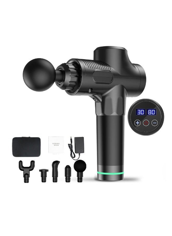 MDHL - Massage Gun Athlete Deep Tissue Massage Gun, Professional Back and Neck Muscle Massage, Portable Electric Pounding Handheld Massager (Black) - Image 1