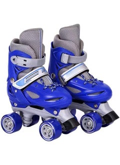 Kids Double Row Skating Shoes Unisex Four Wheels