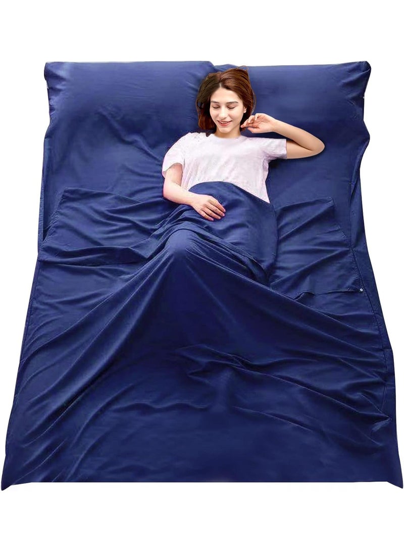 Y&D Sleeping Bag Liner Camping Travel Home Bed Sheet Lightweight Breathable Hotel Compact Sacks - Image 1