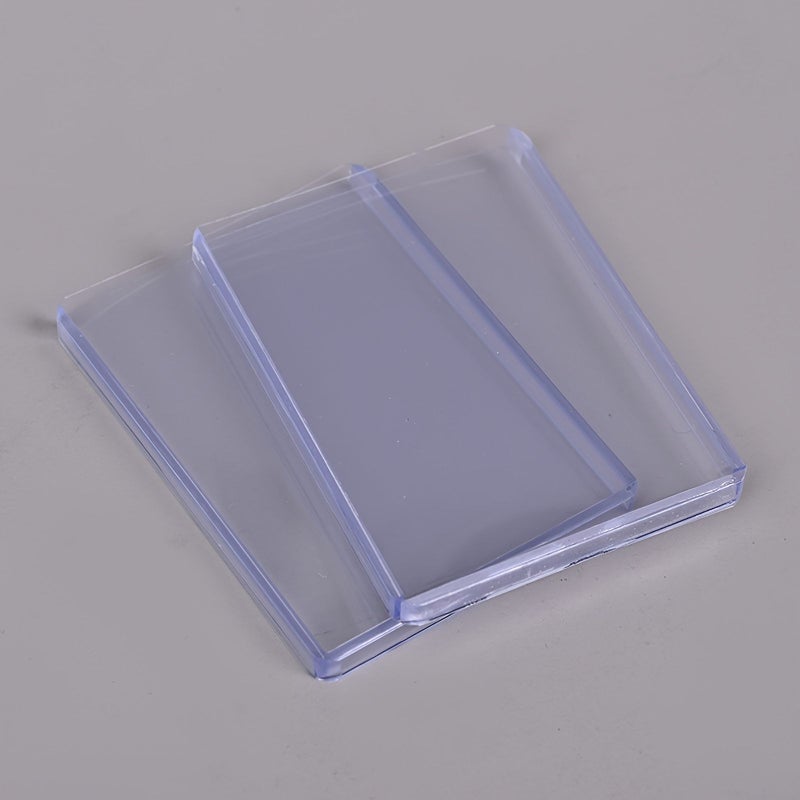 75pt Clear PVC Card Sleeves Display Protectors for Trading Cards Bulk Storage - Image 5