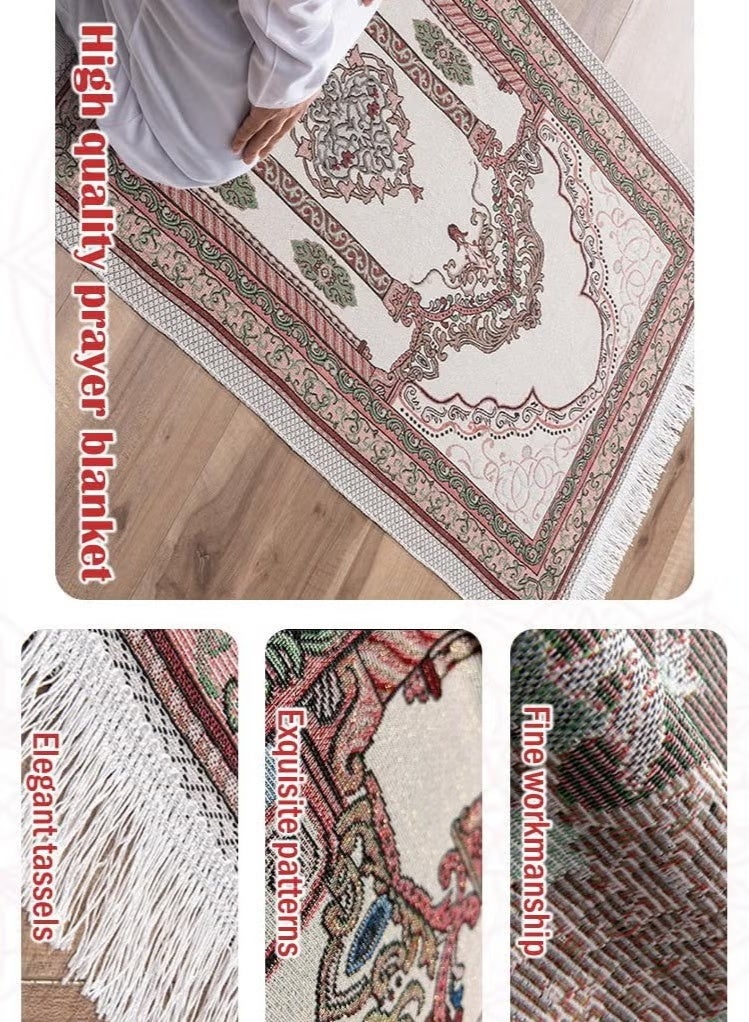 Aramu Portable Prayer Mat Bag Set with Elegant Design Bags for Kids Men Women  - Image 2
