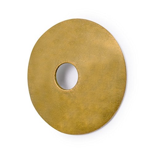 Hardware Philosophy Convex Round Brass Backplate Washers Hardware 1.2 Inches - Set of 10 - Architectural, Interior Design, Doors, Furniture Cabinet Customization Hardware - Image 3