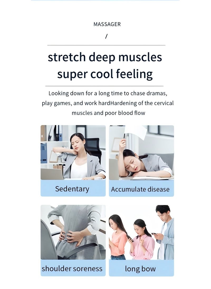 Arabest Mini Massager Shoulder, Neck, Lumbar and Full Body Massage Patch Smart Mini Patch Massager Pulse Vibration Meridian Acupoint Massager - Image 3
