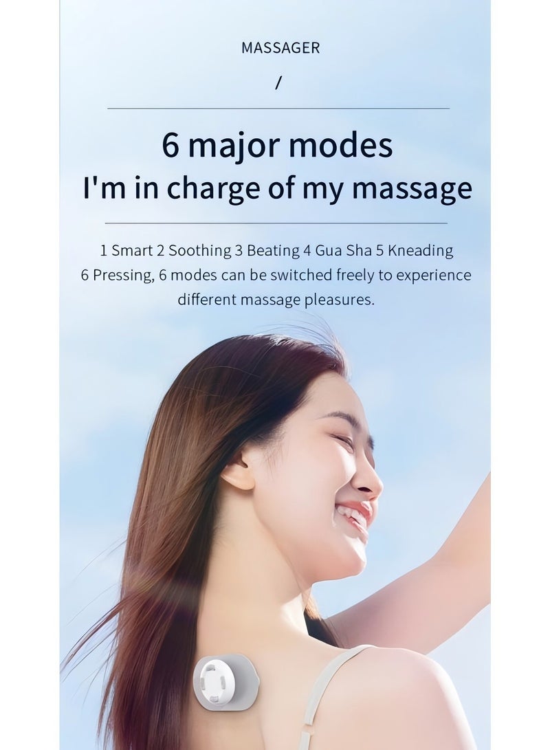 Arabest Mini Massager Shoulder, Neck, Lumbar and Full Body Massage Patch Smart Mini Patch Massager Pulse Vibration Meridian Acupoint Massager - Image 5