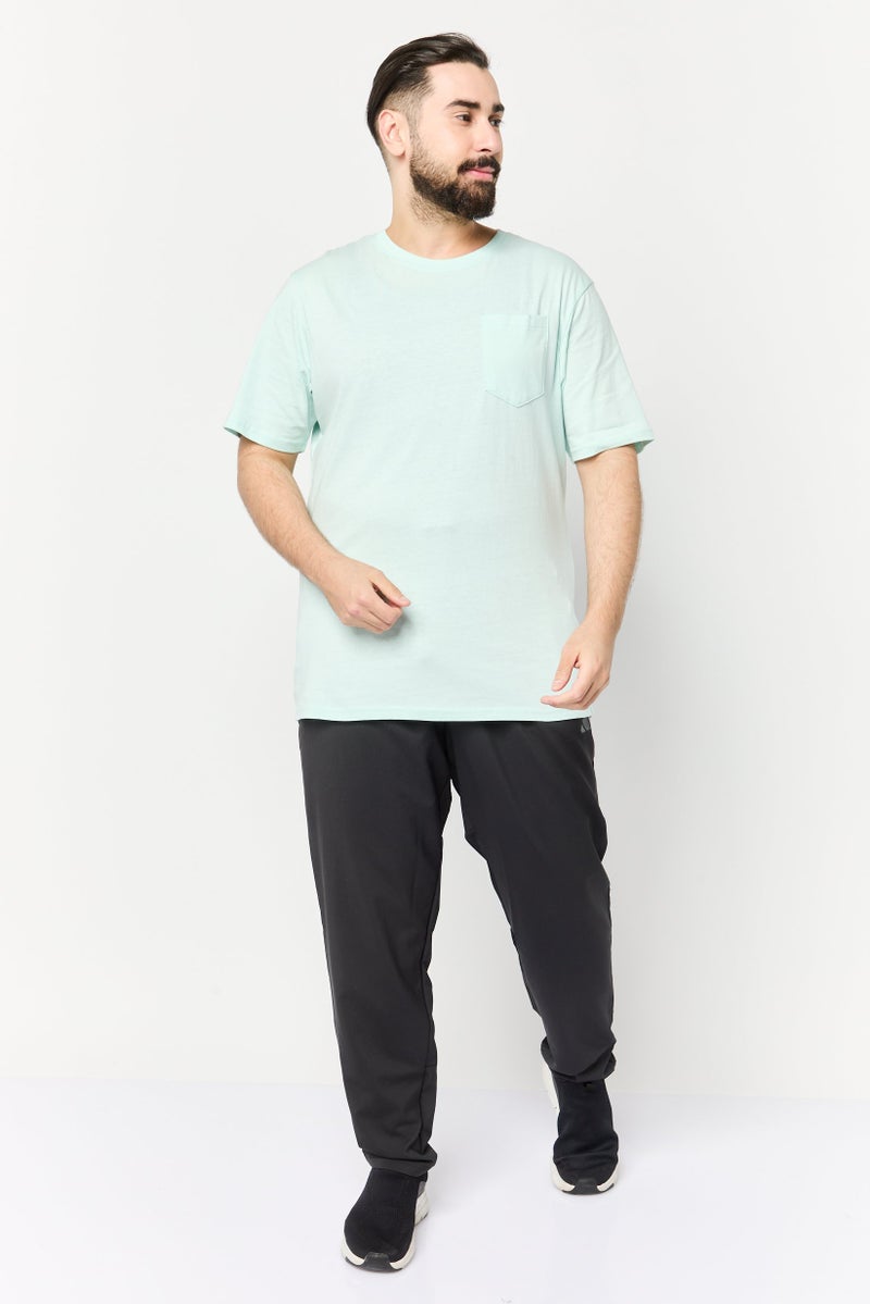 RBX Men Sportswear Fit Short Sleeve Outdoor T-Shirt, Light Pastel Green - Image 2