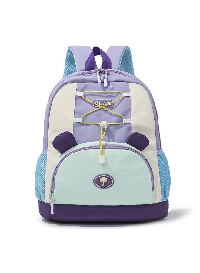 Kids Bear Primary School Backpack 6-10 Years – Lightweight Large Capacity Spine-Protective Waterproof Wear-Resistant Breathable Parent-Child Outing School Supplies - Image 1