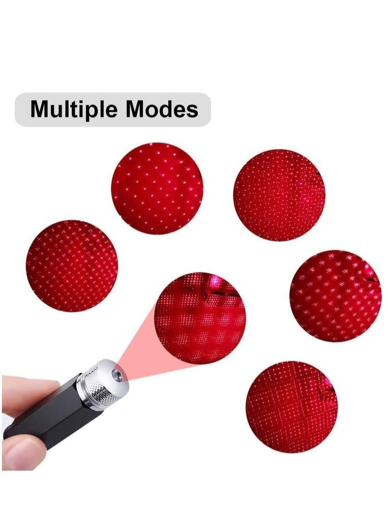 Star Projector Night Light, Adjustable Auto Roof Interior Car Lights Romantic Starry Projector Lights Mini USB LED Night Light for Room Ceiling, Car, Wedding, Party Decoration - Image 4