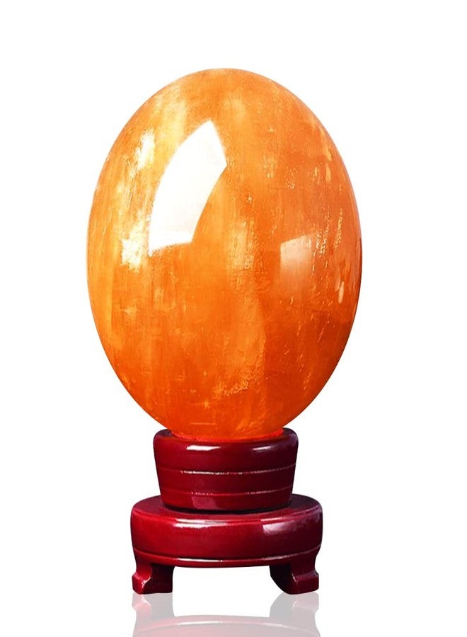 MDYSC 4 inch Natural Citrine Crystal Sphere Ball Feng Shui Ornament+Stand and One Free Bracelet (4inch(100mm)) - Image 1