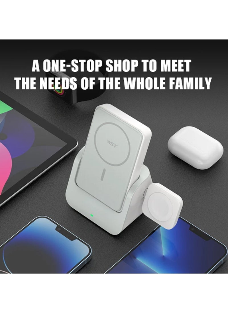 Generic - WST Magsafe Wireless Power Bank 3 in 1 - Image 1