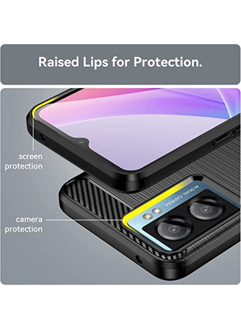 Oppo A57 4G/A57 5G/A77 5G/A77 4G/A77S 4g Case Cover with Anti-Slip Shock Absorption Ultra Thin Soft TPU Anti Scratch Protective Back Cover for A57 4G/A57 5G/A77 5G/A77 4G/A77S Accessories - Image 2