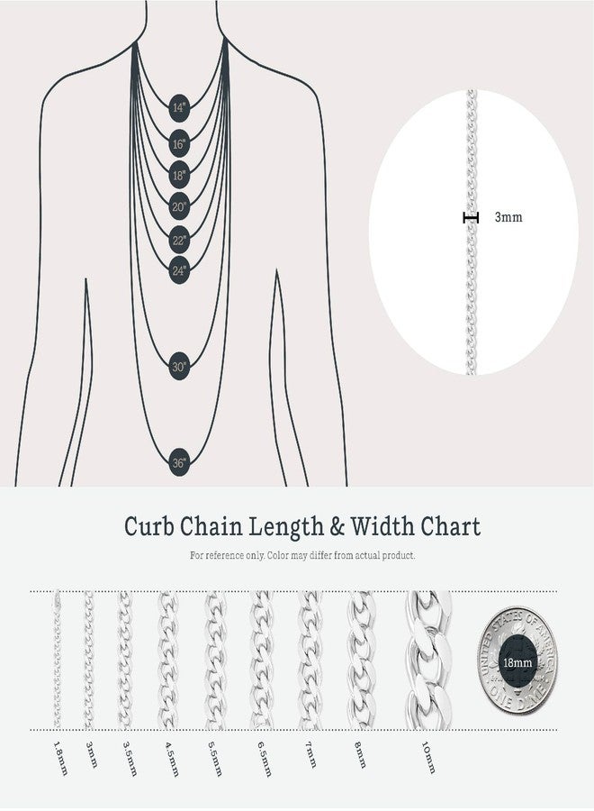 KEZEF 925 Rose Gold-Plated Cuban Link Chain Bracelet/Anklet, 3mm Italian Diamond-Cut Chain for Women & Men, 11" Length - Image 4