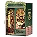 CUTEBEE Book Nook Kit DIY Miniature House Kit for Adults Teens and Beginners Dollhouse Booknook Library Tiny House Bookshelf Decor 3D Wooden Puzzle Gifts for Family Friends Owl Bookstore - Image 3