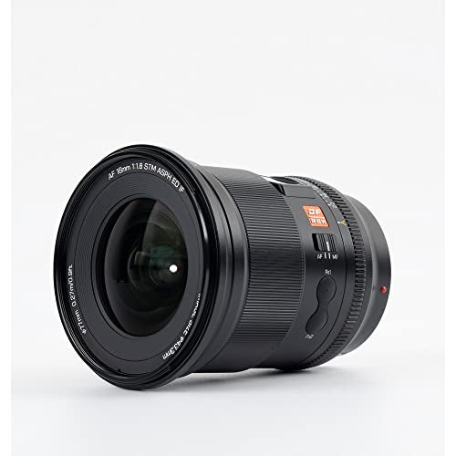 VILTROX عدسة كاميرا Viltrox AF 16mm F1.8 كاملة الإطار مع تركيز تلقائي وشاشة LCD مدمجة متوافقة مع كاميرات سوني E-Mount بدون مرآة a7 a7II a7III a7R a7RII a7RIII a7RIV a7S a7SII a9 a7C (16mm f/1.8) - Image 2
