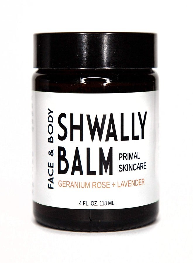 Shwally Tallow & Calendula Face and Body Balm - Paleo and Primal - 100% Grass Fed Tallow, Avocado and Olive Oil with Calendula Flowers (Organic Geranium Rose + Lavender, 4) - Image 1