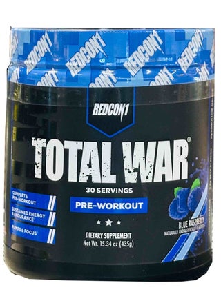 Total War Pre-Workout Energy & Focus Supplement - Blue Raspberry Flavor - High Performance & Endurance - pzsku/Z72187604C350EA9E7C72Z/45/1750855279/1ad9ff3b-2eba-41ea-aa10-9ab4e21a9e01