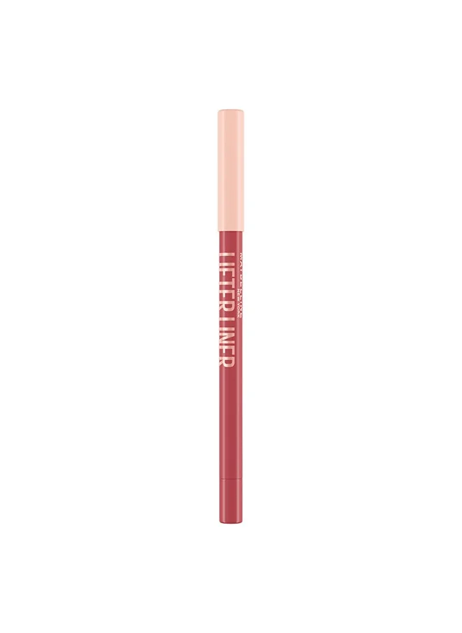 MAYBELLINE NEW YORK Maybelline New York LIFTER LINER 09 PEAKING - Lip Liner Makeup with Hyaluronic Acid