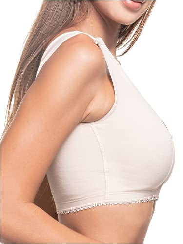 Sonryse 065BF Fajas colombianasPost Surgical Bra Recovery Breast Augmentation Brasier Quirurgico Beige L - Image 2