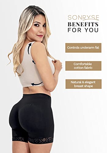 Sonryse 065BF Fajas colombianasPost Surgical Bra Recovery Breast Augmentation Brasier Quirurgico Beige L - Image 5