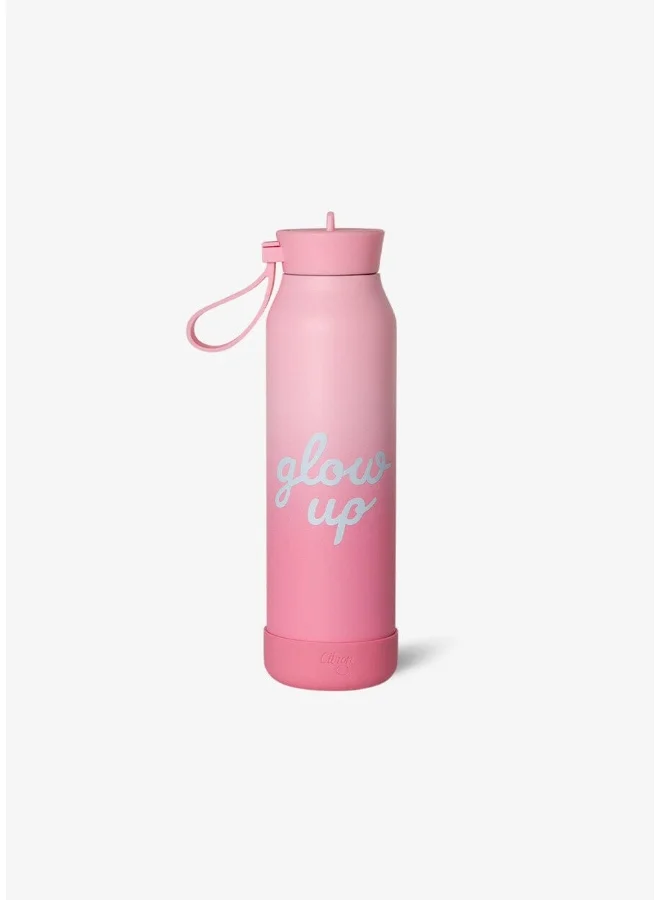 Citron Citron - Glow Up Stainless Steel Vacuum Insulated Water Bottle - Pink - 500 ml