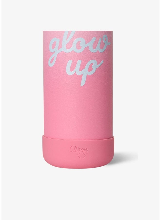 Citron - Glow Up Stainless Steel Vacuum Insulated Water Bottle - Pink - 500 ml - Image 4