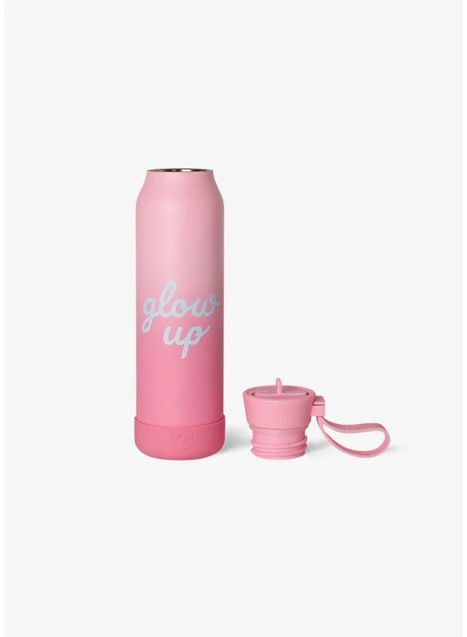 Citron Citron - Glow Up Stainless Steel Vacuum Insulated Water Bottle - Pink - 500 ml