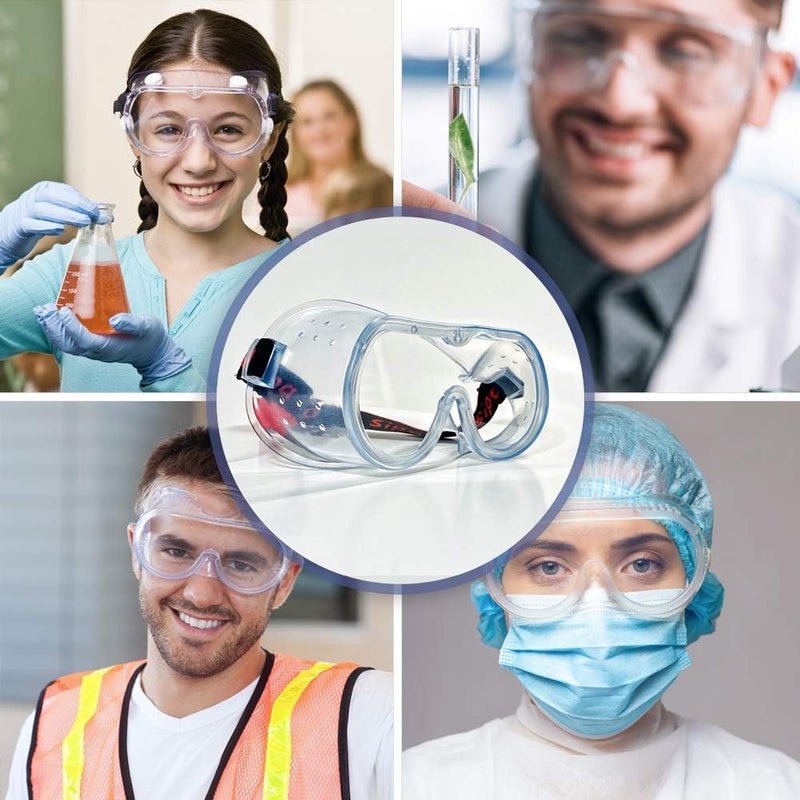 SIPA نظارات SIPA الآمنة للحماية ضد الضباب نظارات مضادة للغبار خفيفة الوزن للعينين - Image 3