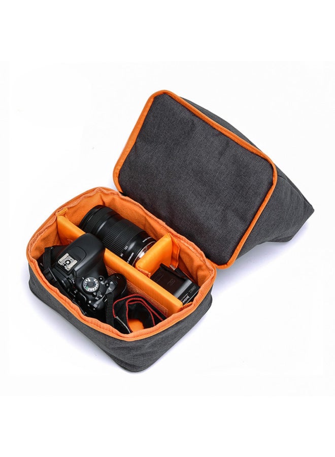 SLR Camera Bag Large Capacity Mini Single Digital Storage Camera Bag Wear-resistant Waterproof Photography Bag For Outdoor Exclusive-Color:Green-Size:24cm*17.5cm*25cm - Image 2