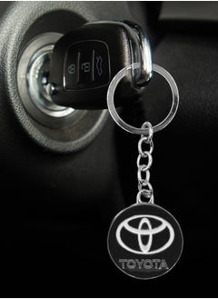 TOYOTA Metal Keychain, Toyota Car Logo Key Chain, Key Ring For Car.  - Image 2