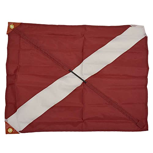 SeaSense Nylon Diver Down 3 Tier Flag, 20-Inch x 24-Inch - Image 3
