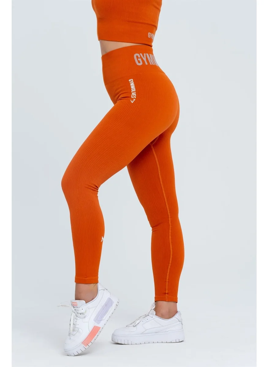 Gymwolves Seamless Sports Leggings | Seamles Leggings | Thick Ribbed |