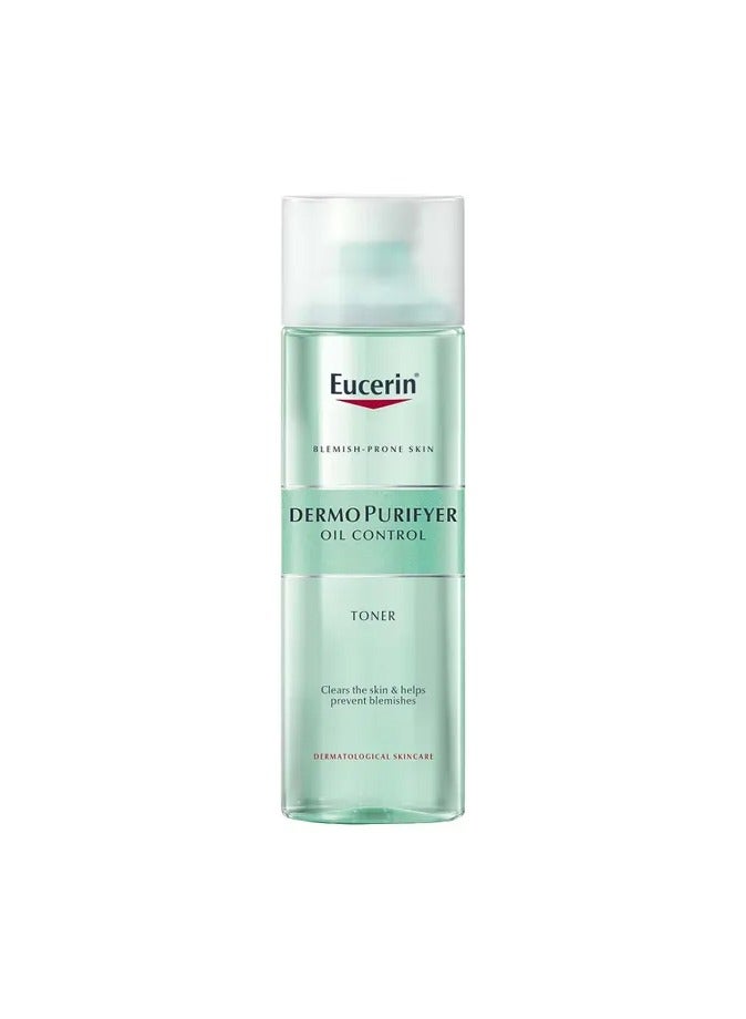 Eucerin DermoPurifyer Oil Control Toner – Deep Cleansing & Pore Refining, 200ml - Image 1