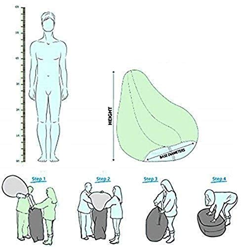TRUE 2 F Yellow Bean Bag Cover with Yellow Footstool true 2 f - Image 2