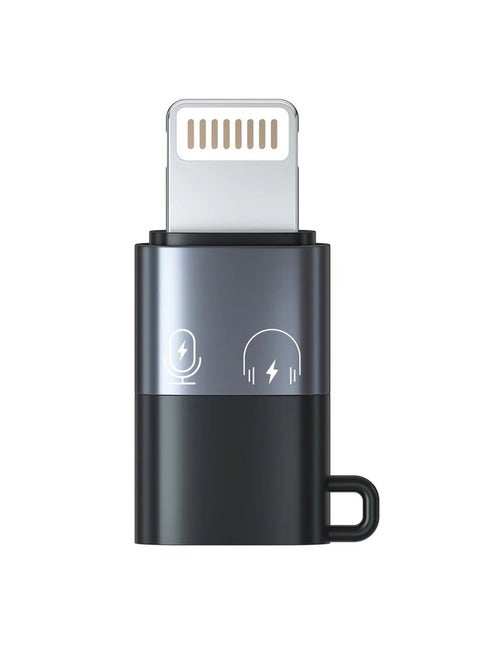 USB-C to Lightning OTG Adapter with Charging & Digital Audio DAC Support for iPhone 13 12 11 Pro Max iPad - File Transfer, Headphone Converter