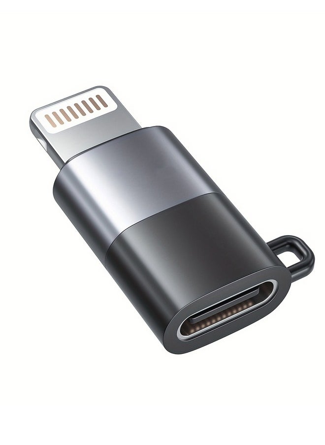 USB-C to Lightning OTG Adapter with Charging & Digital Audio DAC Support for iPhone 13 12 11 Pro Max iPad - File Transfer, Headphone Converter