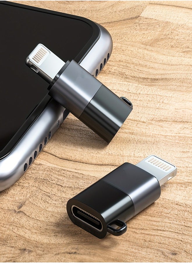 USB-C to Lightning OTG Adapter with Charging & Digital Audio DAC Support for iPhone 13 12 11 Pro Max iPad - File Transfer, Headphone Converter